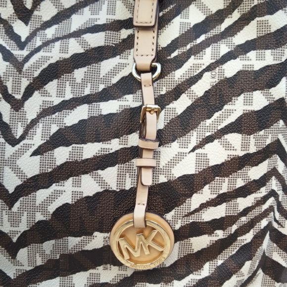 Michael Kors Zebra Print Tote - Picture 5 of 11
